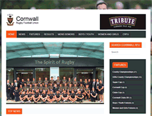 Tablet Screenshot of cornwall-rfu.org.uk